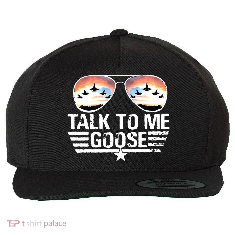 Goose Shirts Fourth Of July Talk To Me Goose Wool Snapback Cap