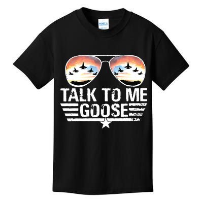 Goose Shirts Fourth Of July Talk To Me Goose Kids T-Shirt
