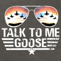 Goose Shirts Fourth Of July Talk To Me Goose Cotton Canvas Backpack