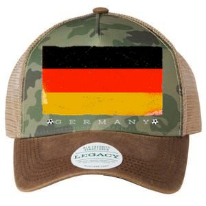 Germany Soccer Flag Logo Legacy Tie Dye Trucker Hat