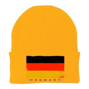 Germany Soccer Flag Logo Knit Cap Winter Beanie