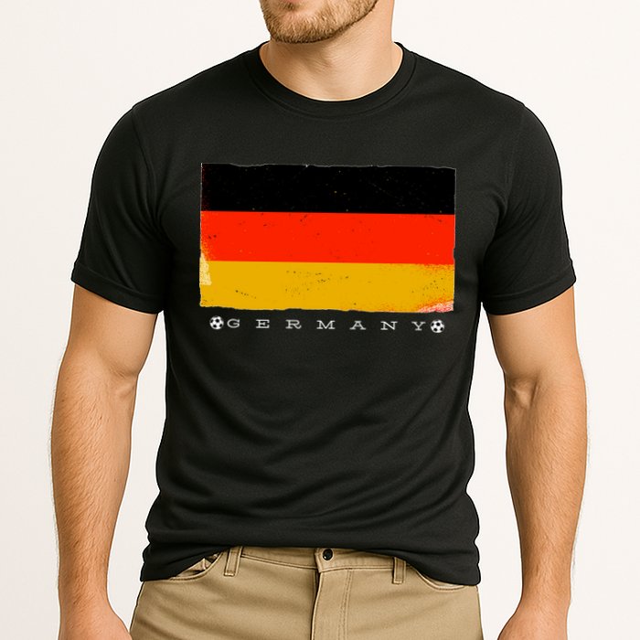 Germany Soccer Flag Logo Cooling Performance Crew T-Shirt