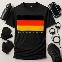 Germany Soccer Flag Logo Cooling Performance Crew T-Shirt