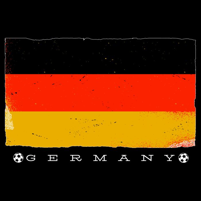 Germany Soccer Flag Logo Cooling Performance Crew T-Shirt