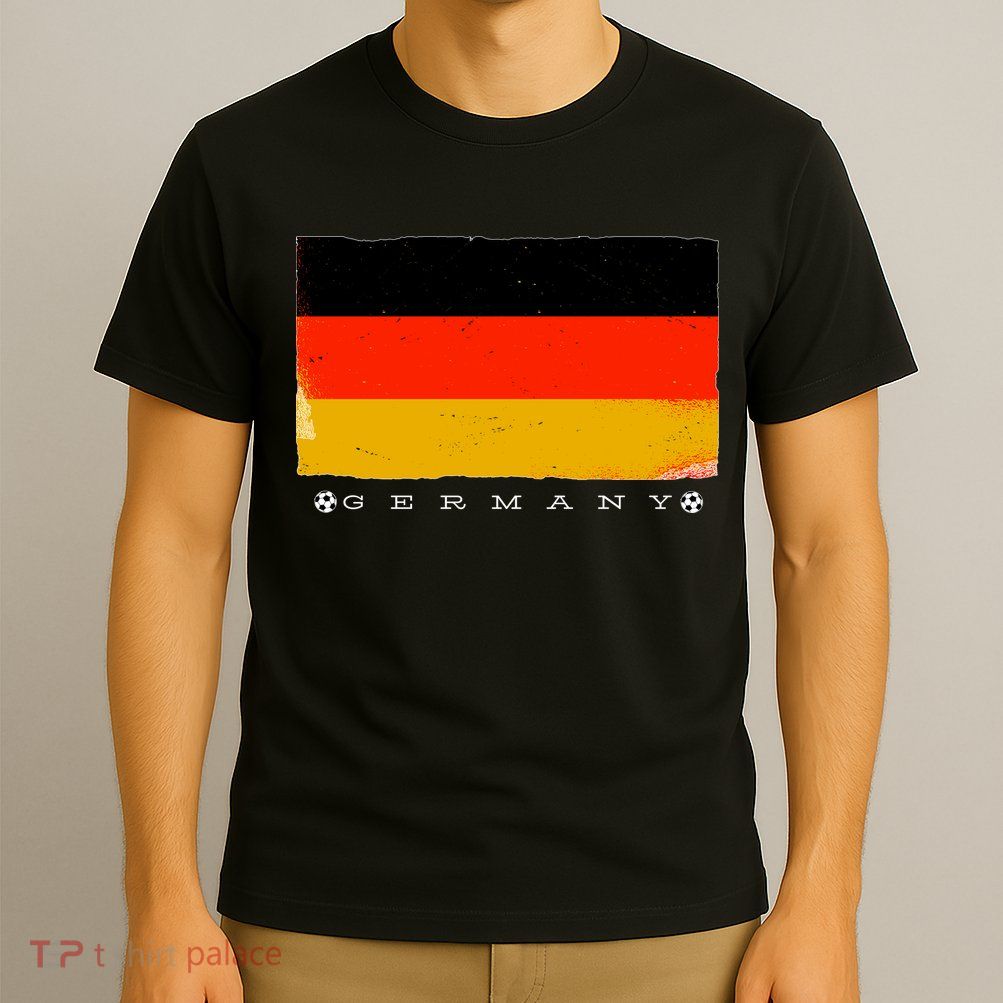 Germany Soccer Flag Logo T-Shirt