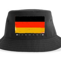 Germany Soccer Flag Logo Sustainable Bucket Hat