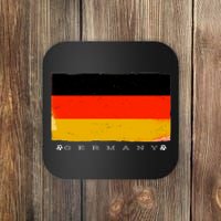 Germany Soccer Flag Logo Coaster