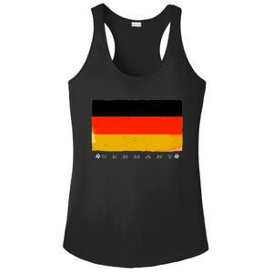 Germany Soccer Flag Logo Ladies PosiCharge Competitor Racerback Tank