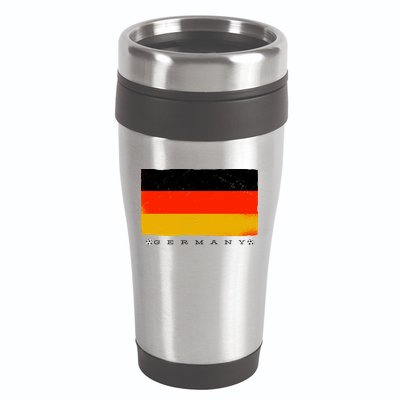Germany Soccer Flag Logo 16oz Travel Tumbler
