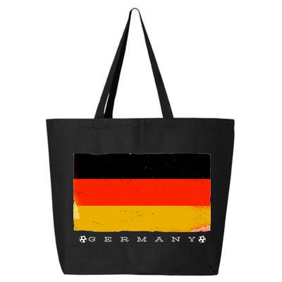 Germany Soccer Flag Logo 25L Jumbo Tote