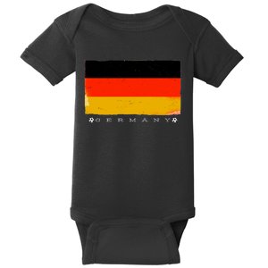 Germany Soccer Flag Logo Baby Bodysuit