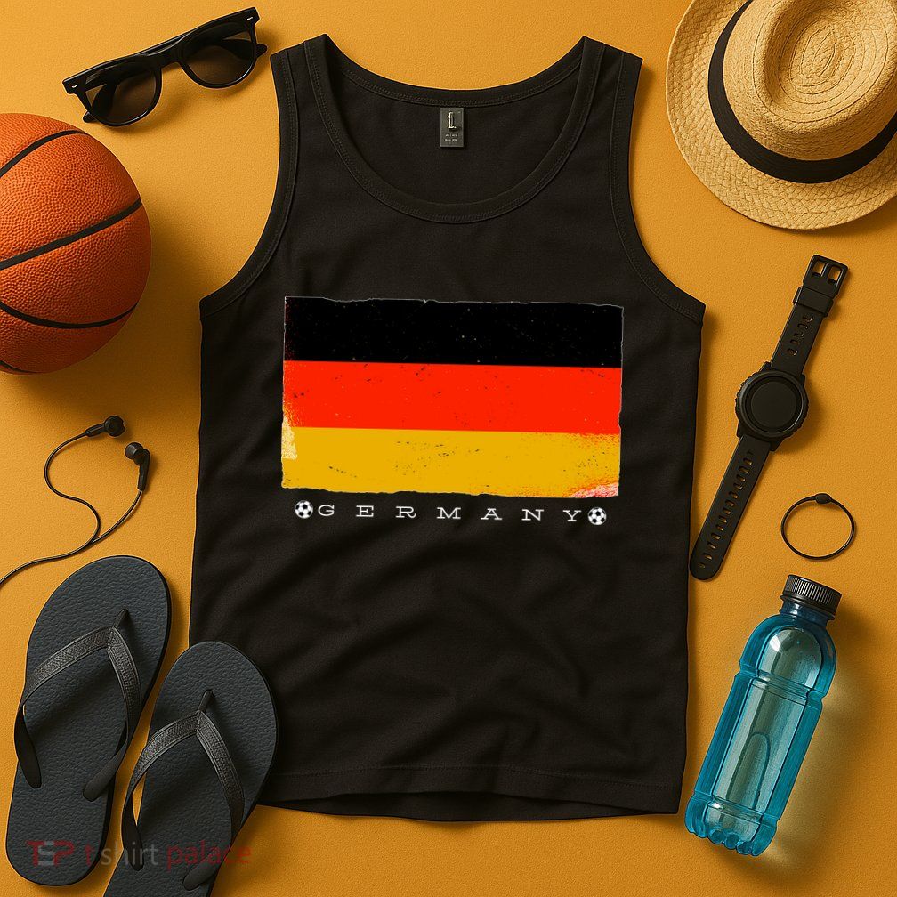 Germany Soccer Flag Logo Tank Top