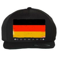 Germany Soccer Flag Logo Wool Snapback Cap