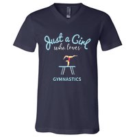 Gymnastic Shirts For Girl Gymnastic V-Neck T-Shirt