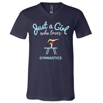 Gymnastic Shirts For Girl Gymnastic V-Neck T-Shirt