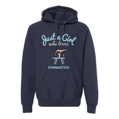 Gymnastic Shirts For Girl Gymnastic Premium Hoodie