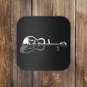 Guitarist Shark Fish Angler Fishing I Funny Guitar Player Coaster