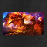 Galaxy Space Fantasy Dragon Adult Drive Performance Visor