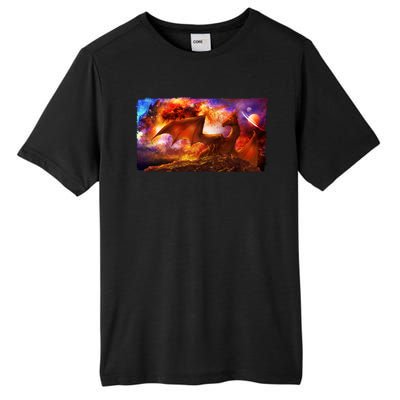 Galaxy Space Fantasy Dragon Tall Fusion ChromaSoft Performance T-Shirt