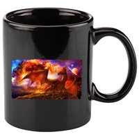 Galaxy Space Fantasy Dragon 11oz C Handle Ceramic Mug