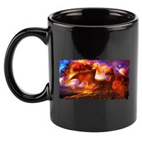 Galaxy Space Fantasy Dragon 11oz C Handle Ceramic Mug