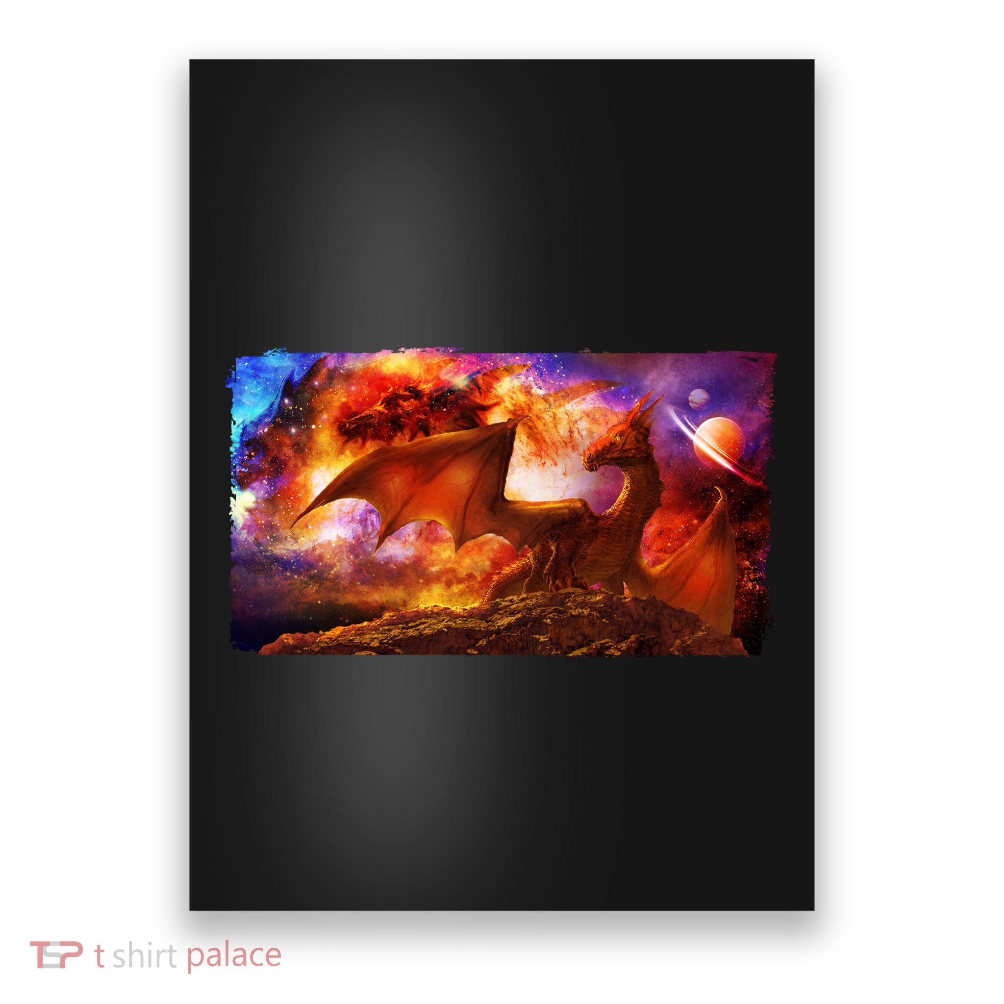 Galaxy Space Fantasy Dragon Poster