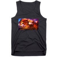 Galaxy Space Fantasy Dragon Tank Top