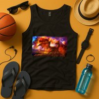 Galaxy Space Fantasy Dragon Tank Top