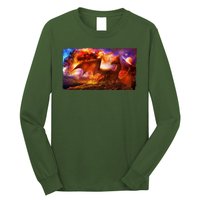 Galaxy Space Fantasy Dragon Long Sleeve Shirt