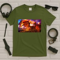 Galaxy Space Fantasy Dragon T-Shirt