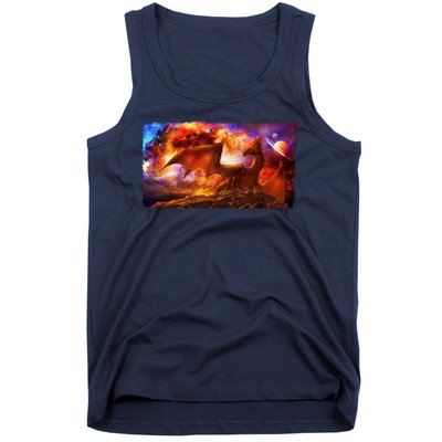 Galaxy Space Fantasy Dragon Tank Top