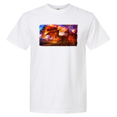 Galaxy Space Fantasy Dragon Garment-Dyed Heavyweight T-Shirt