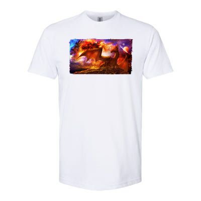 Galaxy Space Fantasy Dragon Softstyle® CVC T-Shirt