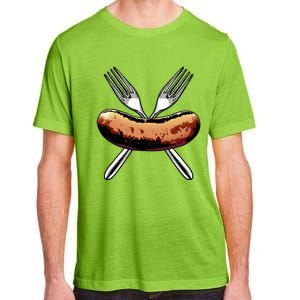 Great Sausage Funny Gift Tasty Sausage Love Tees Foodie Meaningful Gift Adult ChromaSoft Performance T-Shirt