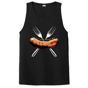 Great Sausage Funny Gift Tasty Sausage Love Tees Foodie Meaningful Gift PosiCharge Competitor Tank