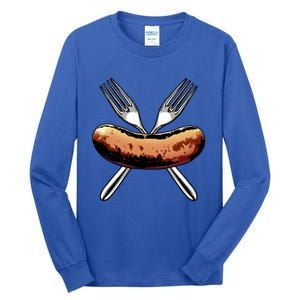 Great Sausage Funny Gift Tasty Sausage Love Tees Foodie Meaningful Gift Tall Long Sleeve T-Shirt