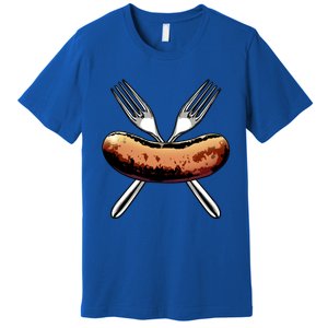 Great Sausage Funny Gift Tasty Sausage Love Tees Foodie Meaningful Gift Premium T-Shirt