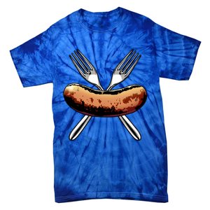 Great Sausage Funny Gift Tasty Sausage Love Tees Foodie Meaningful Gift Tie-Dye T-Shirt