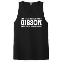 Gibson Surname Funny Team Family Last Name Gibson PosiCharge Competitor Tank