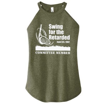 Golf Swing For The Retarded June 6th 1982 Committee Member Women's Perfect Tri Rocker Tank