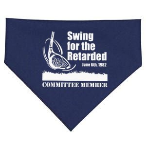 Golf Swing For The Retarded June 6th 1982 Committee Member USA-Made Doggie Bandana