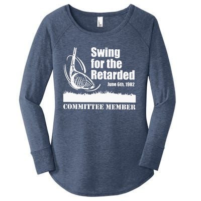 Golf Swing For The Retarded June 6th 1982 Committee Member Women's Perfect Tri Tunic Long Sleeve Shirt