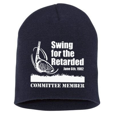 Golf Swing For The Retarded June 6th 1982 Committee Member Short Acrylic Beanie