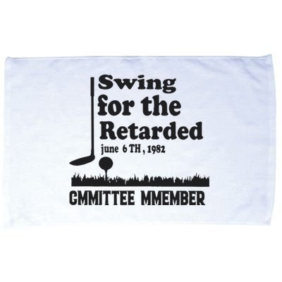 Golf Swing For The Retarded Committee Member Microfiber Hand Towel