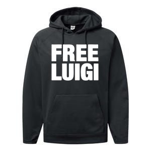 Good Shirts Free Luigi Performance Fleece Hoodie