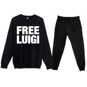 Good Shirts Free Luigi Premium Crewneck Sweatsuit Set