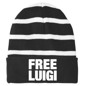 Good Shirts Free Luigi Striped Beanie with Solid Band