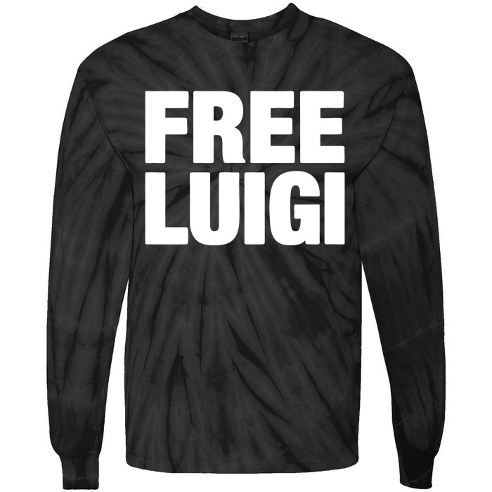 Good Shirts Free Luigi Tie-Dye Long Sleeve Shirt