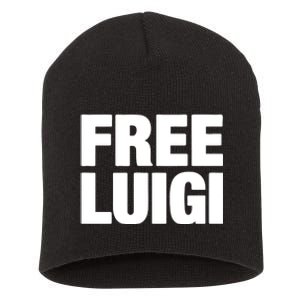 Good Shirts Free Luigi Short Acrylic Beanie