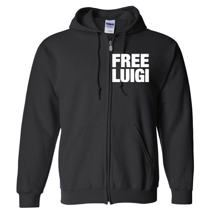 Good Shirts Free Luigi Full Zip Hoodie